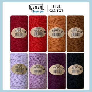 Sợi Simply Cotton Craft Yarn - Len sợi phụ kiện Đà Nẵng
