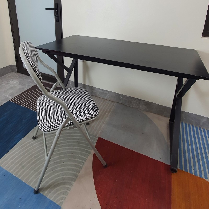 Ghế gấp gọn,sơn tĩnh điện bền chắc với lót đệm êm ái,ghế xếp gon ngồi học,làm việc văn phòng | BigBuy360 - bigbuy360.vn