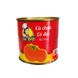 Cà chua cô đặc đóng lon hiệu Bà Bếp 198gram