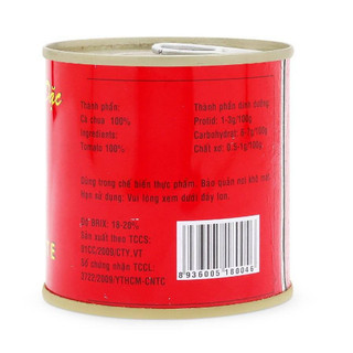 Cà chua cô đặc đóng lon hiệu Bà Bếp 198gram