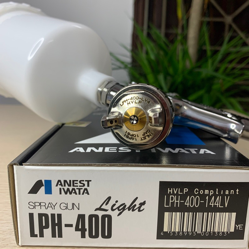 Súng Phun Sơn ♥️  ♥️ Bép Phun Sơn LPH-400-144LV Anest Iwata Nhật Bản Cốc Nhựa 600ml
