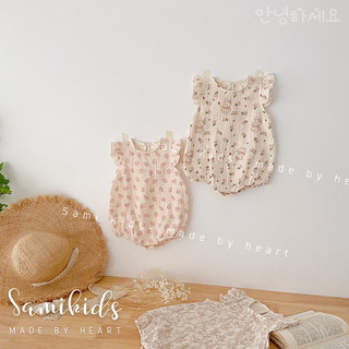 Body xô muslin cánh tiên mềm mát cho bé gái 0-18 tháng