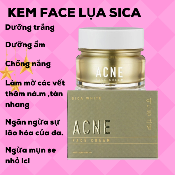 Kem face Acne Sica White cao cấp