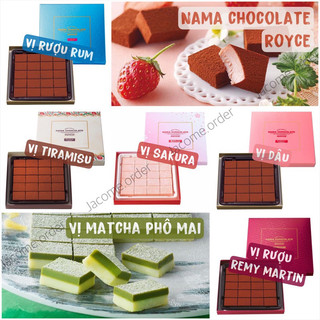 [SHIP HOẢ TỐC KÈM ĐÁ KHÔ] NAMA CHOCOLATE ROYCE NHẬT BẢN (NHIỀU VỊ)