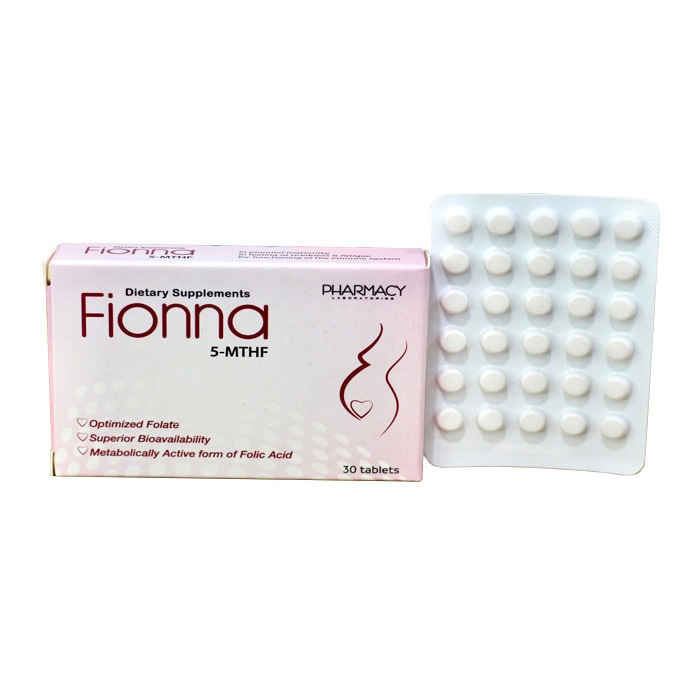 Viên uống FIONNA ( 5-MTHF ) hộp 30 viên giúp chăm sóc sức khỏe nữ giới thời kì mang thai