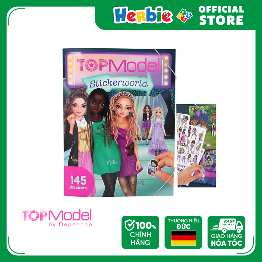 BST thiết kế thời trang Stickerworld TOPMODEL TM011468 - Herbie Toys