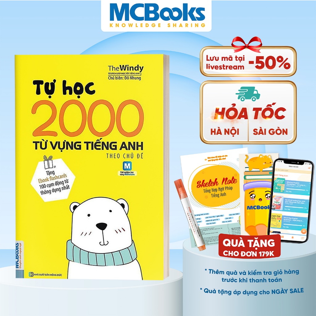 Sách - Tự Học 2000 Từ Vựng Tiếng Anh Theo Chủ Đề Phiên Bản Khổ Nhỏ Dành Cho Người Học Căn Bản - Học Kèm App Online | BigBuy360 - bigbuy360.vn