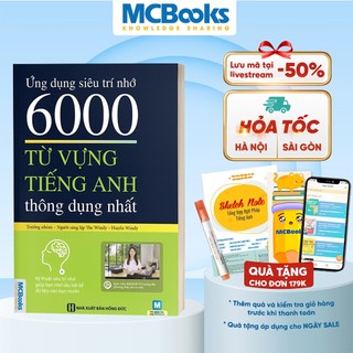 Sách - Ứng Dụng Siêu Trí Nhớ 6000 Từ Vựng Tiếng Anh Thông Dụng Nhất Cho Người Học Tiếng Anh Cơ Bản - Học Kèm App Online