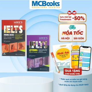 Sách - Combo IELTS MIKE - Ielts Listening and Ielts Speaking Dành Cho Người Tự Học