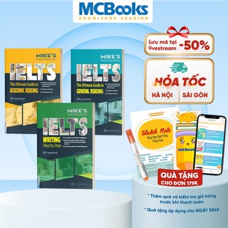 Sách - Combo IELTS MIKE - Ielts Reading and Ielts Writting Dành Cho Người Tự Học
