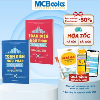 Sách - Combo Chinh phục toàn diện Ngữ pháp tiếng Anh bằng Infographic