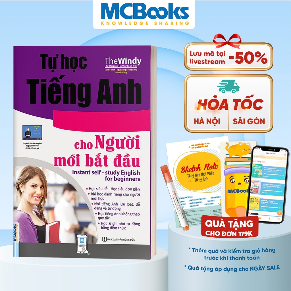 Sách - Tự Học Tiếng Anh Cấp Tốc Cho Người Mới Bắt Đầu - Kèm App Học Online | BigBuy360 - bigbuy360.vn