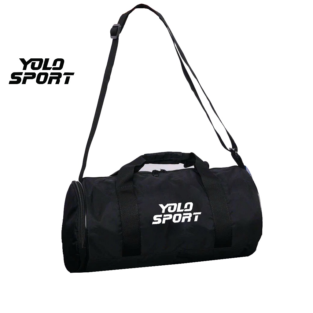 Túi Trống Thể Thao Cao Cấp Tập Gym Tennis Du Lịch Picnic Đá Bóng Có Dây Đeo Và Ngăn Đựng Giày Chống Thấm Nước YOLO SPORT