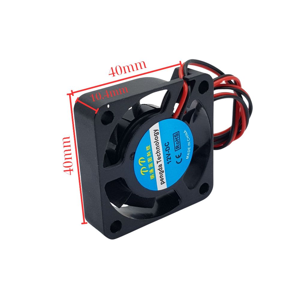 Quạt tản nhiệt 40x40x10mm 12VDC