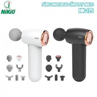 Súng massage cầm tay Mini Nikio NK-175 - kết hợp đầu nóng giãn cơ