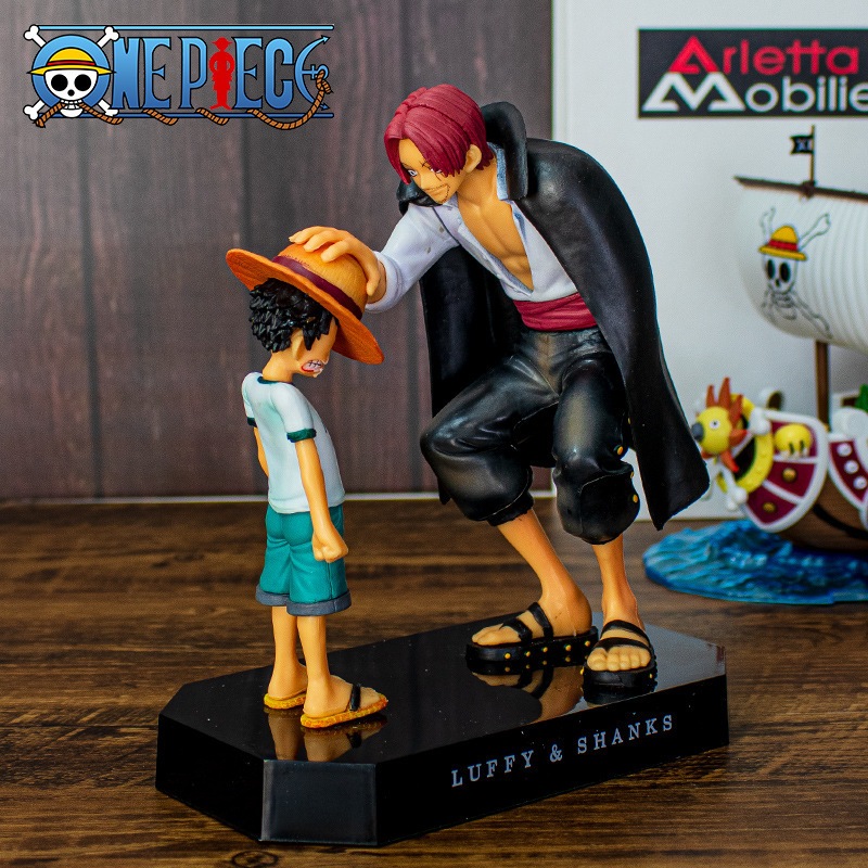Mô Hình One Piece- Shanks Tóc Đỏ & Luffy