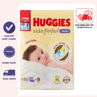  Miếng lót sơ sinh Huggies NB1 108 +6 miếng mẫu mới 