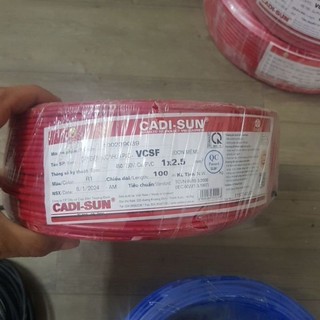 Dây điện đơn mềm, lõi đồng nguyên chất chính hãng CADISUN - dây dẫn chịu nhiệt