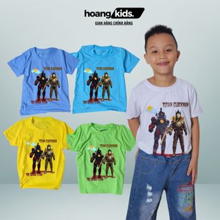 Áo thun in hình Sonar Titan và Titan ClockMan Quái Vật đầu đồng hồ siêu đẹp dành cho bé ( Mẫu Clockman02)