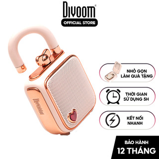 Loa Bluetooth Divoom Lovelock Pink công suất 5W kiểu dáng dễ thương