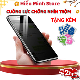 Kính cường lực iphone chống nhìn trộm Full màn ip /7plus/8/8plus/xs max/11/11 pro/11promax/12promax/13promax 14 Pro max