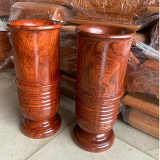 Ống Đựng Nhang gỗ hương cao 25cm siêu chất