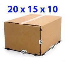 50 hộp carton size 20x15x10