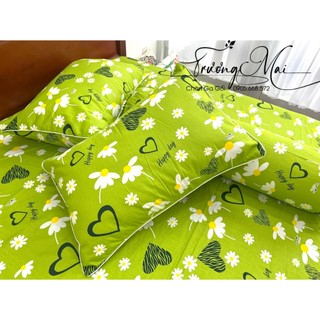Bộ ga gối 100% COTON 4 món không kèm mền chuẩn logo