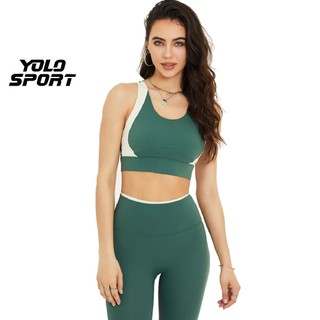 Bộ Set Thể Thao WINDY Quần Dài Áo Bra Mút Đúc Móc Cài Sau Lưng Chất Thun Lulu Tập Gym Yoga Aerobic Chạy Bộ Nữ YOLO SPORT