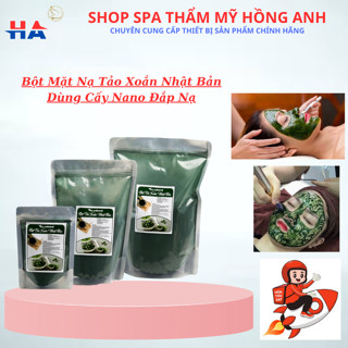 Mặt Nạ Tảo Xoắn Spitrulina Nhật Bản - Tảo Xoăn Cấy Nano - Đắp Mặt Nạ Dưỡng Trắng Da Đẹp Da.