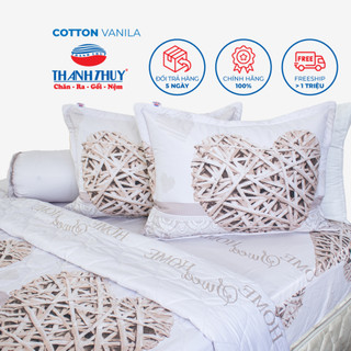 Bộ ga bọc vanila 257 - chăn ra thanh thủy