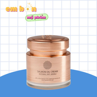 Kem Dưỡng Dầu Cá Hồi Ban Đêm Cre8skin Salmon Oil Cream Hàn Quốc - 80g (Đen)