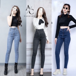 Quần Jeans Nữ Dáng Ôm Skinny Co Giãn