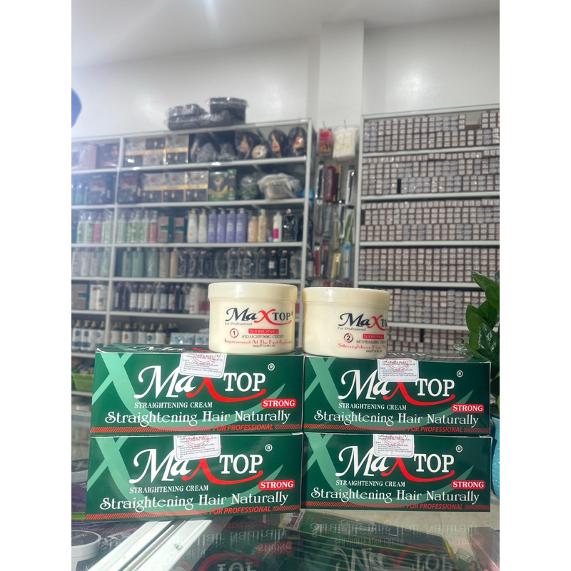 kem Duỗi (ép) Tóc Siêu thẳng Maxtop 500ml*2