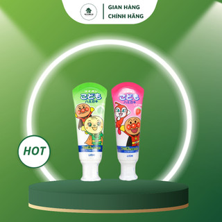 Kem đánh răng cho bé Lion 40g kem đánh răng trẻ em vị dâu dưa gang bảo vệ men răng giúp răng chắc khỏe