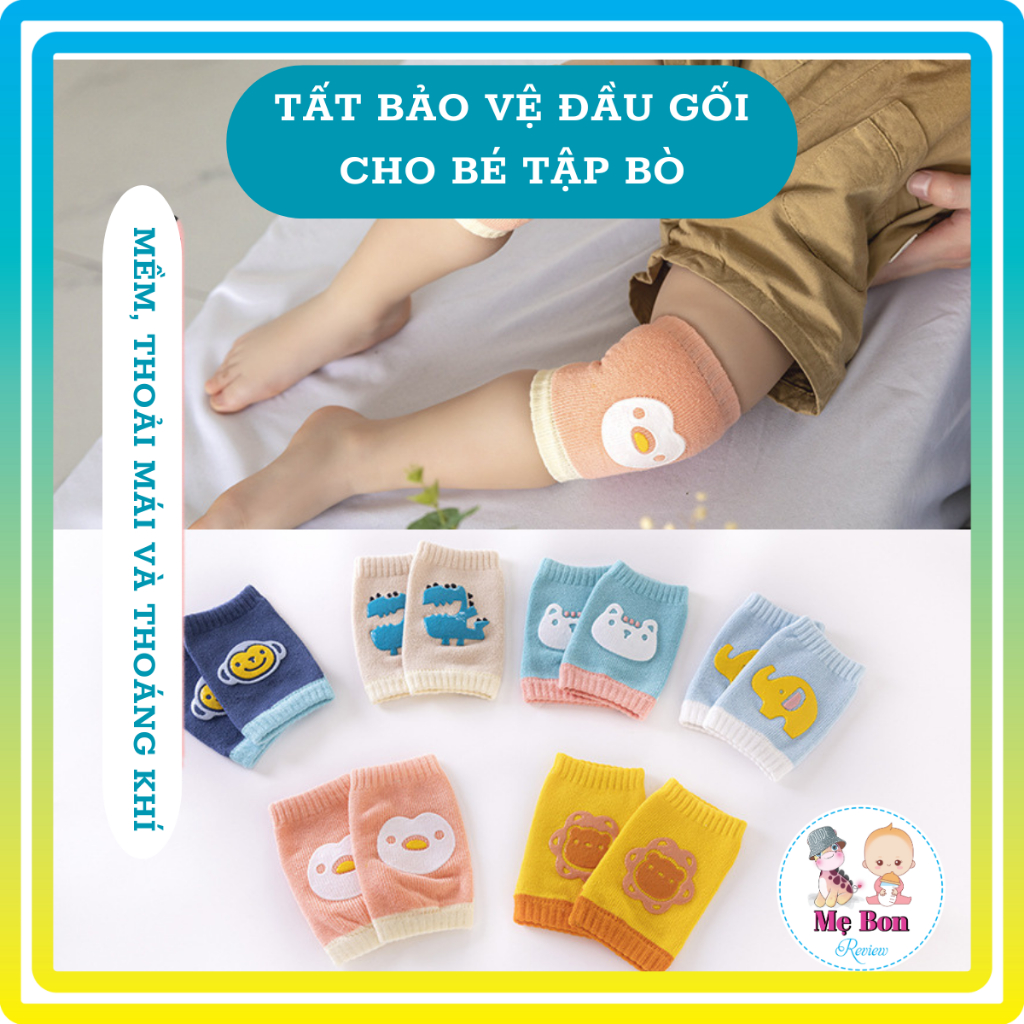 Tất tập bò bảo vệ đầu gối cho bé có chống trượt