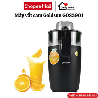 Máy vắt cam Goldsun GOS3901 dung tích 500ml công suất 600W, máy ép cam tự động đảo chiều, có hai đầu vắt khác nhau