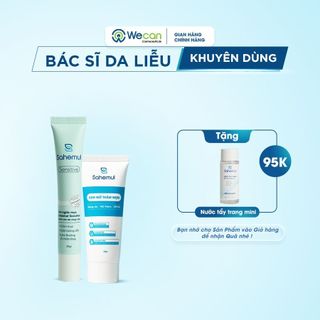 Combo Gel Mụn Sahemul 20gr Dùng Cho Mụn Hỗn Hợp & Kem Mờ Thâm Sahemul Cho Thâm Mụn 20gr