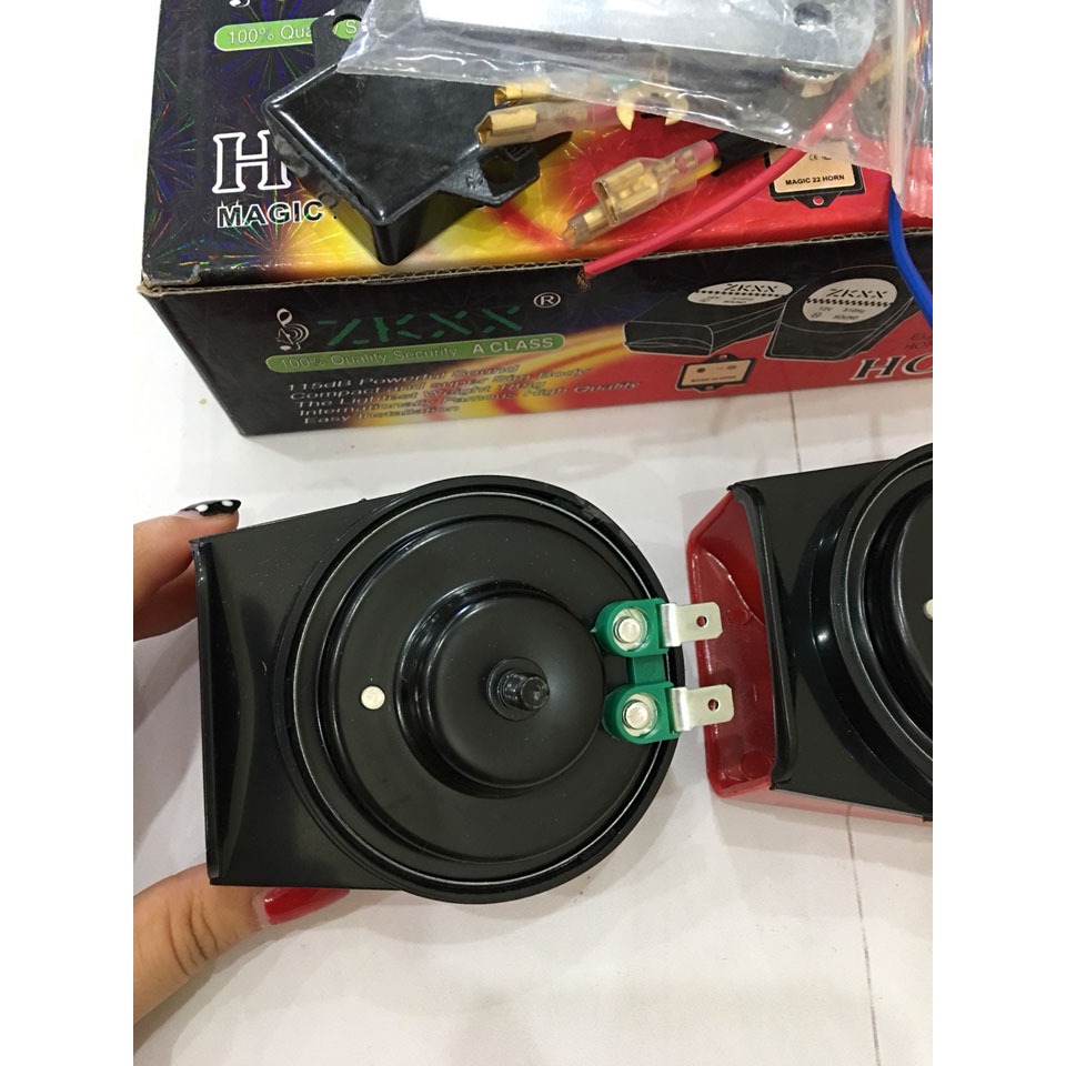 Bộ còi ngân HORN cho ô tô, xe máy - M96