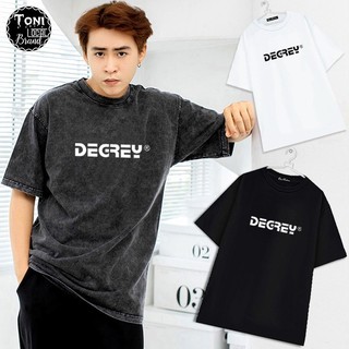 Áo Thun Tay Lỡ DEGREY Local Brand Cotton 100% dày 260gsm Form rộng Unisex (AT5050L - Full Box)