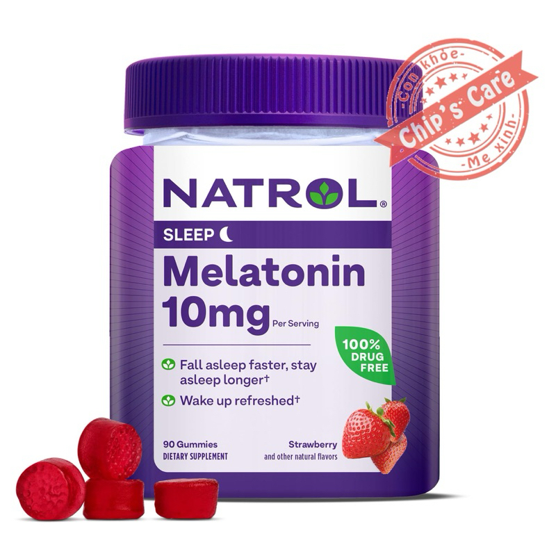 Kẹo ngủ ngon Natrol Melatonin sleep