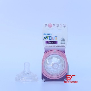 Núm ti thay bình sữa Avent Natural (số 0->5)
