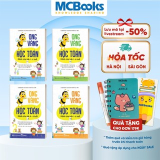 Combo Sách - Ong Vàng Học Toán Dành Cho Trẻ 4-6 tuổi