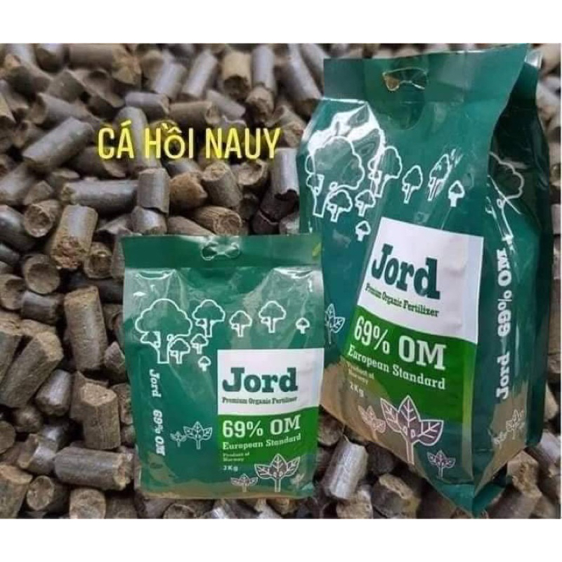 Đạm Jord cá hồi nauy đóng lẻ túi zip 1 kgtừ bao to 25 kg phân hữu cơ jord