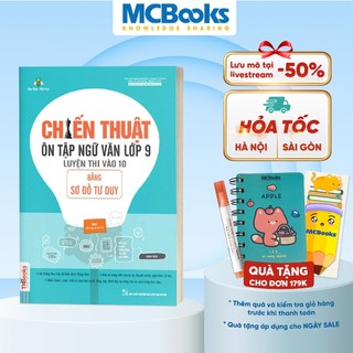 Sách - Chiến Thuật Ôn Tập Ngữ Văn Lớp 9 Luyện Thi Vào 10 Bằng Sơ Đồ Tư Duy