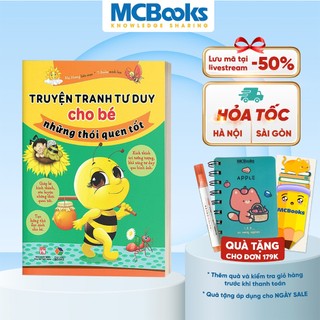 Sách - Truyện tranh tư duy cho bé những thói quen tốt