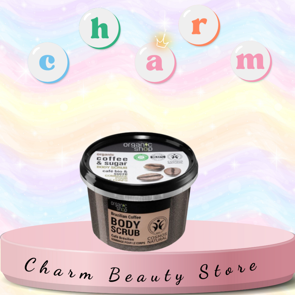 Tẩy Da Chết Toàn Thân Organic Shop Body Scrub - Tẩy Da Chết Cà Phê 250ml