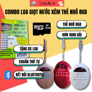 Combo Loa giọt nước kèm thẻ nhớ 8gb, Danh sách bài hát tắm ngôn ngữ Tiếng Anh