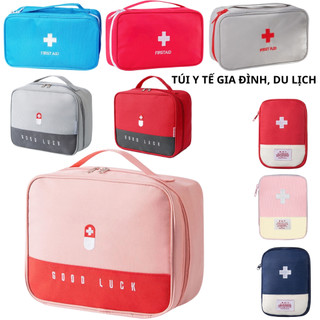 Túi đựng thuốc, dụng cụ y tế cứu thương cá nhân, gia đình, du lịch nhỏ gọn chống nước tiện lợi