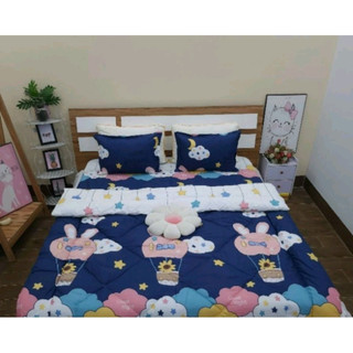 Set bộ 5 món chăn phao ga gối poly cotton,chăn chần bông hơn 50 mẫu.